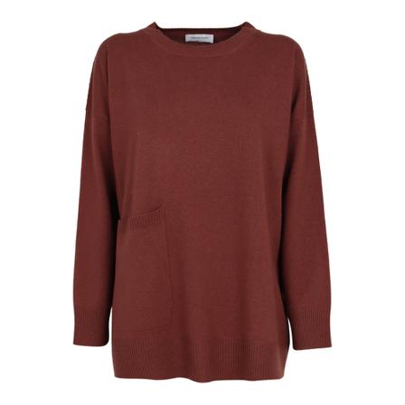 Fabiana Filippi, Round-neck Knitwear Rood, Dames, Maat:XS
