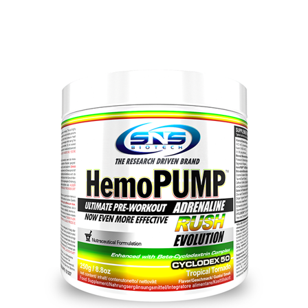 SNS Biotech PWO Hemopump Adrenaline Rush 250 g