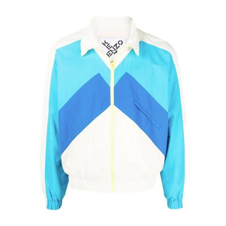 Kenzo - Sommarjackor - Vit - Herr - Storlek: M, Herr, Storlek: M