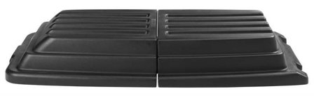 Rubbermaid FG9T2300BLA Lock för tippvagn, svart Passar 800 l, Lager & miljö