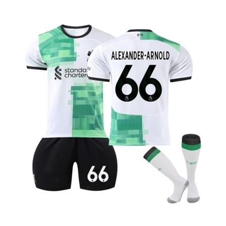 2023/24 Liverpool bortatröja #66 Alexander-Arnold set 26(145-150CM)