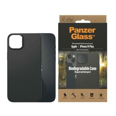 PanzerGlass Biohajoava kotelo iPhone 14 Plus / 15 Plus - musta