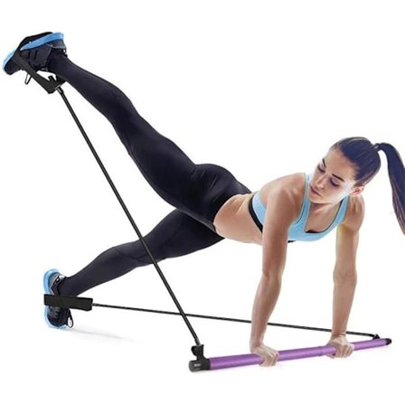Styrketrening Yoga Pilates Stick - Treningsstrikk Stangsett