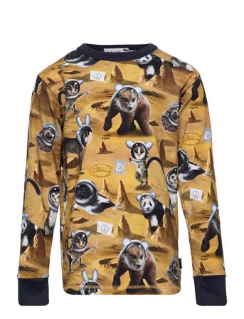 Rill Langærmet T-shirt Multi/mønstret Molo