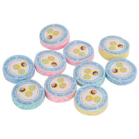 10-pakning komprimerte håndklær Engangs Mini Bærbare Bomulls Vaskekluter for Camping Reise Hjem Utendørs