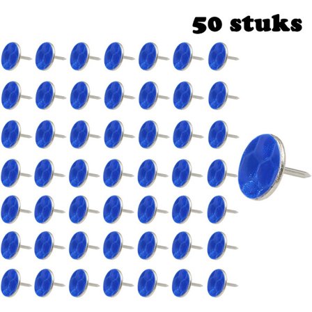 Heijastavat merkkineulat, 50 kappaleen pakkaus, halkaisija 1 cm, heijastavat reittimerkit, heijastavat neulat polkujen merkitsemiseen, merkkineulat 