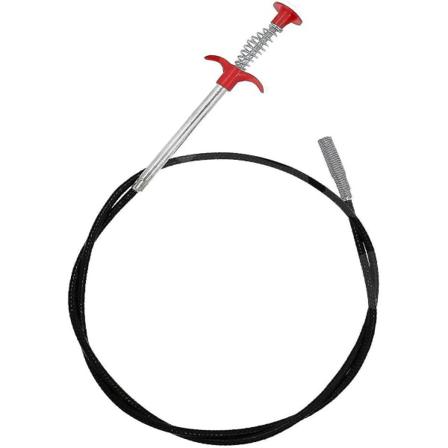 Joustava tarttujakoukkupikakäyttötyökalu viemäritukosten poistamiseen käärme