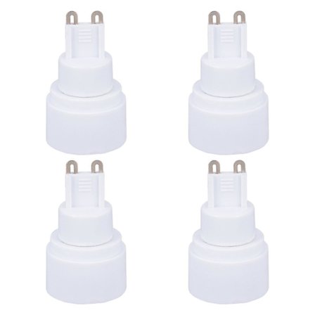 4 st Lampadapter Glödlampssockel Omvandlare G9 till E14 Lamphållare Omvandlare_Överraskningsgåva 4.80X2.60X2.60CM