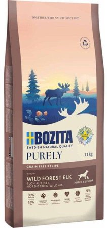 Bozita Dog Purely Puppy & Junior Elk 11 kg
