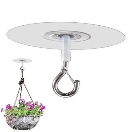 Selvklebende takkroker, kraftige, vannbestandige, multifunksjonelle kroker for ballonger og vindklokker