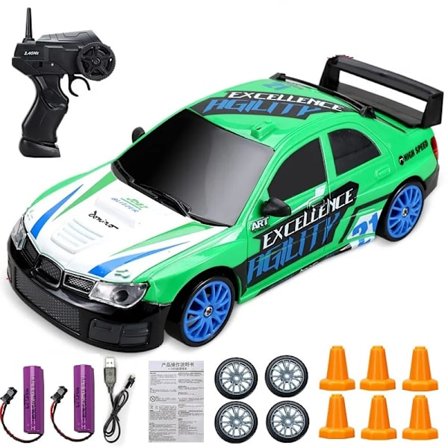 2.4G Drift Rc Bil 4WD RC Drift Bil Leksak Fjärrkontroll GTR Modell AE86 Fordon Bil RC Racing Bil Leksak för Barn Julklappar