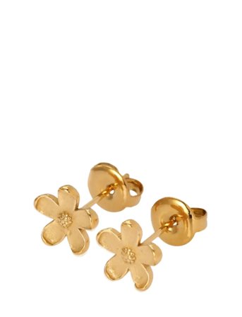 Sistie Camellia - Earstuds Gold-Plated - Gold - ONE SIZE