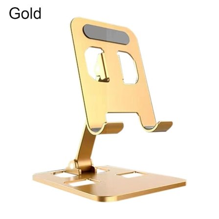 Mobiltelefon Hållare Tablett Vikbart Stativ GULD - high quality