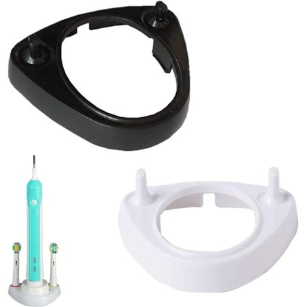 2 stk. elektrisk tannbørsteholderstativ Elektrisk tannbørstehodefeste for elektrisk tannbørstebase for bad