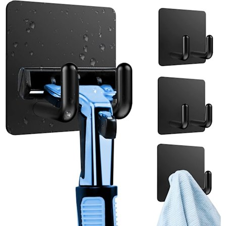 4 stk selvklebende veggkroker (sterk heft), tung vekt Stai