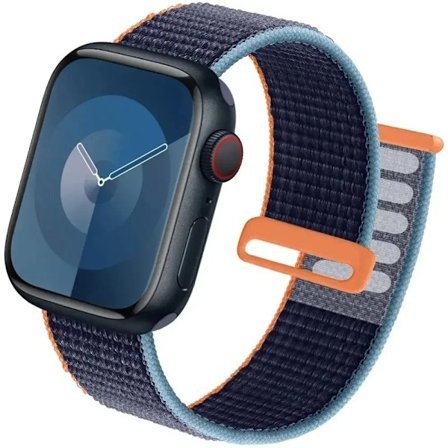 Nylon Loop Armband för Apple Watch Armband 49mm Ultra2 44mm 40mm 45mm 41mm 46-42mm Armband för iwatch armband Serie 9 8 se 7 6 5 4 10