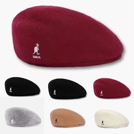 Kangol 504 Lierihattu - Punaviini (Miehet & Naiset)
