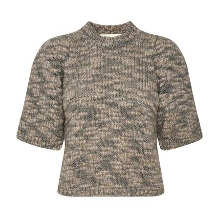 InWear Round-neck Stickat grå, Dam Stickade tröjor & koftor, Dam, Storlek: 2XL