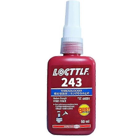 Loctite 243/242/263/271/222 Gjengelås Blå Bolteskrue Hurtigfiks Skruelås 50ML farge243