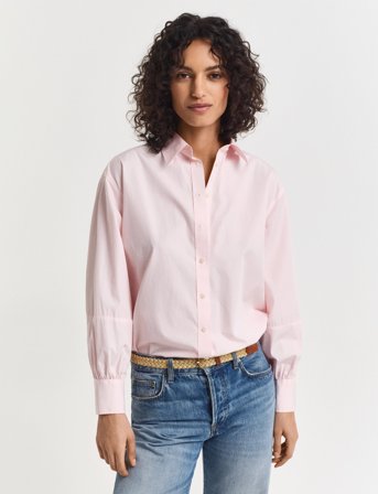 GANT Rel Volume Sleeve Shirt - Pink - 34