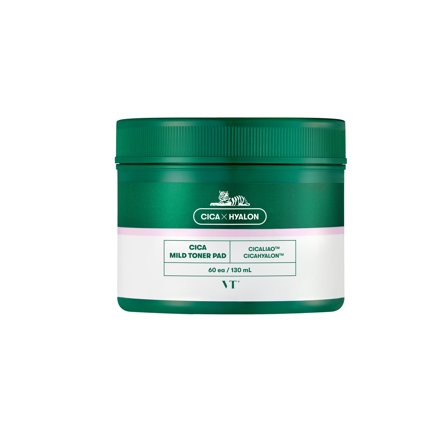VT COSMETICS Viso CICA MILD TONER PAD 130ml - Tonico