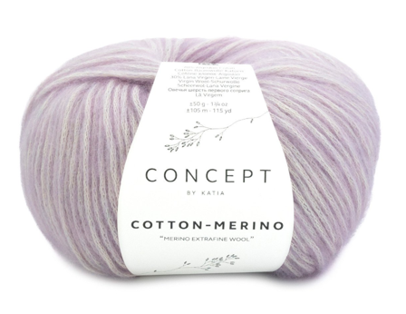 Katia Cotton-Merino Lavendel 144, 50g