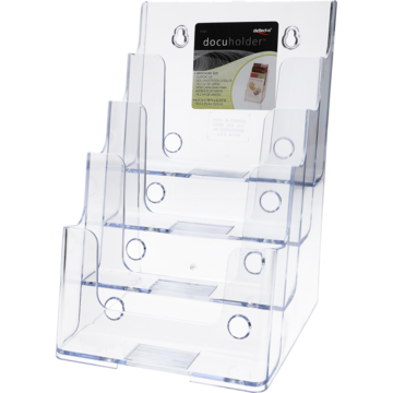 Brosjyreholder A5 4-roms Akryl