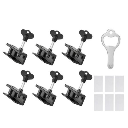 Ikkunan salpa näytön rajoitin 6 kpl 6 kpl