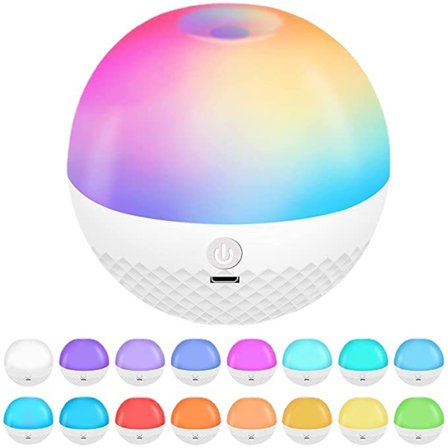 Smart 16 färger Rgb Led dimbar nattlampa Hem fjärrkontroll