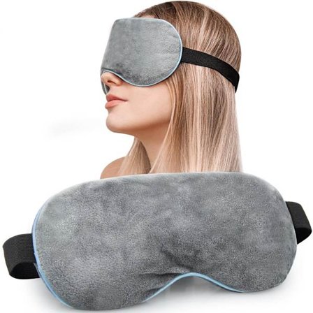 Luksus Sleep Maske - Memory Foam Sleep Maske - Damp Øjenmaske - Blackout Øjenmaske - Lindrer øjnene