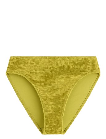 Lindex Brief Bikini High Hanna Crepe - Green - M