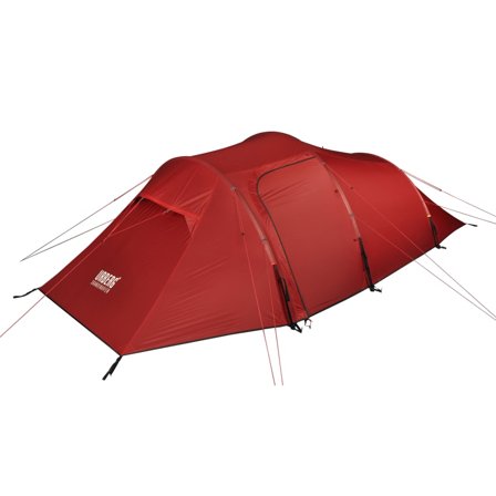 Urberg 3-Person Trekking Tunnel Tent Nylon tunnel tents Red OneSize