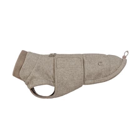 Cloud7 Brooklyn Winter Coat Tweed Dachshund size 3-5 Beige
