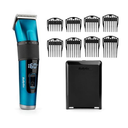 BaByliss Japanese Steel Digital Hair Clipper Hårklipper E990E, Blå, Hår, Hårtrimmere, Hårklippere
