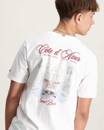 MC2 Saint Barth BOY COTTON T-SHIRT Hvid T-shirts Dreng - Kids Brand Store