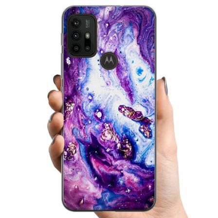 Motorola Moto G30 Tpu Mobilskal Lila