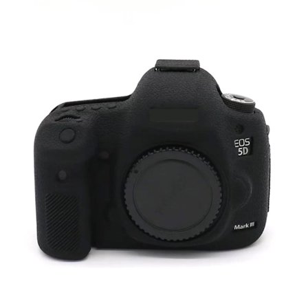 Canon EOS 5D Mark III / 5DS / 5DRS silikoneovertræk - Sort