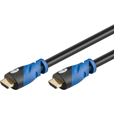 Premium höghastighets HDMI -kabel med Ethernet, certifierad