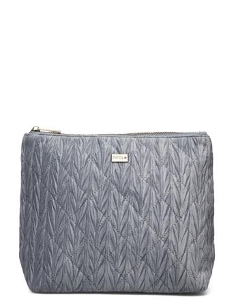 Triangle Cosmetic Bag Quilted Blue Dusk Toilettaske Blue Pipol's Bazaar