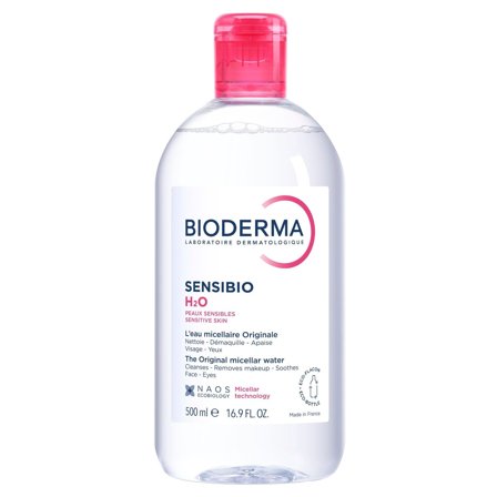 BIODERMA Sensibio H2O Soluzione micellare struccante 500ml - Acqua detergente viso