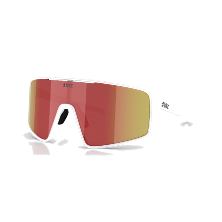 Bliz P001 Matte White Brown W Red Mirror