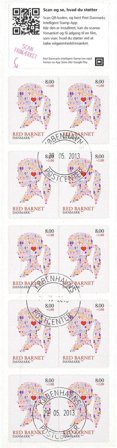 Danmark 2013 - Frimærkehæfte AFA S220 - Stemplet