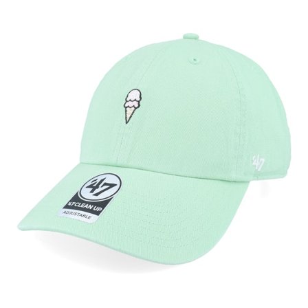47 Brand - Green unconstructed Czapka Z Daszkiem - Food Base Runner Icon 47 Clean Up Hemlock Dad Cap @ Hatstore