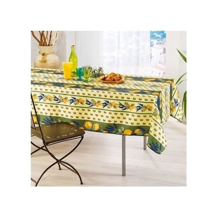 Provence-pöytäliinat - PROMO KANGAS - Polyesteri - 300 x 150 cm - Vihreä