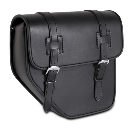 Satteltasche Links CustomAcces Ibiza (Ohne Metallplatte) Schwarz
