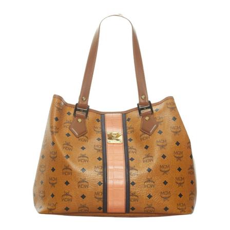 MCM Pre-owned, Shoulder Bags Bruin, Dames, Maat:ONE Size