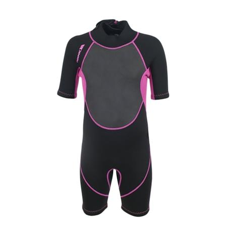 Trespass Scubadive 3mm Shorty Våtdräkt för Flickor 11/12 År Black 11/12 Years