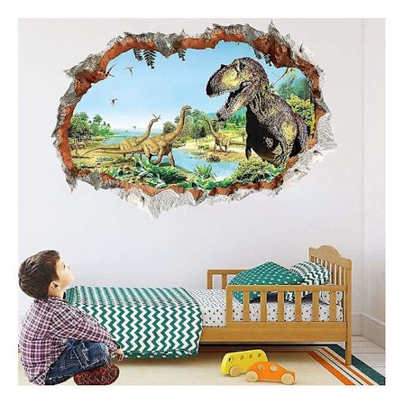 Dinosaur vægklistermærker Vægklistermærker til børn, Dinosaur vægklistermærker