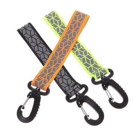 3 stk. Reflekterende Nøgleringsvedhæng Høj Synlighed Refleksmærker Reflekterende Sikkerhedsnøgleringe Til Rygsække Løb Og Cykling