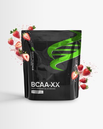 2 x Body Science BCAA-XX Strawberry